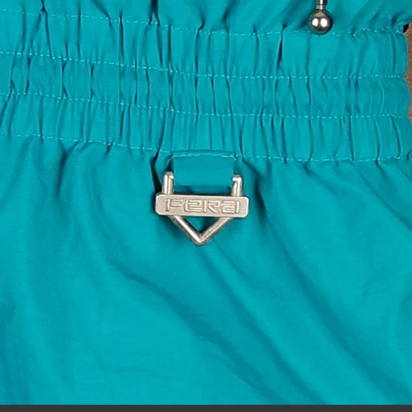 FERA SKIWEAR Ladies Retro 80s 90s Snow puffer Jacket Multicolor Size 10 - Picture 3 of 12